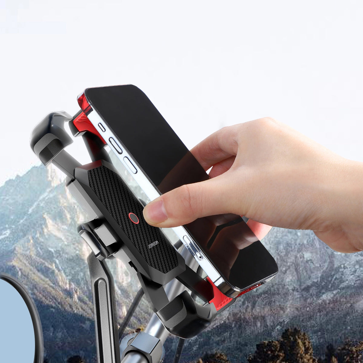 Držiak na bicykel/motocykel Joyroom JR-ZS288-m, 4.7inch - 7inch, čierny
