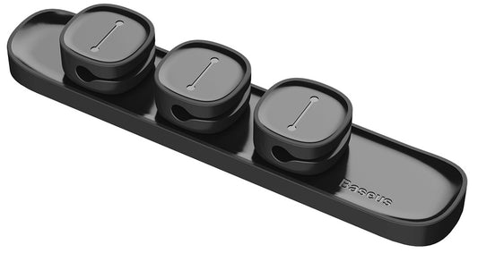 Organizér na káble Baseus Peas, magnetický, čierny ACWDJ-01