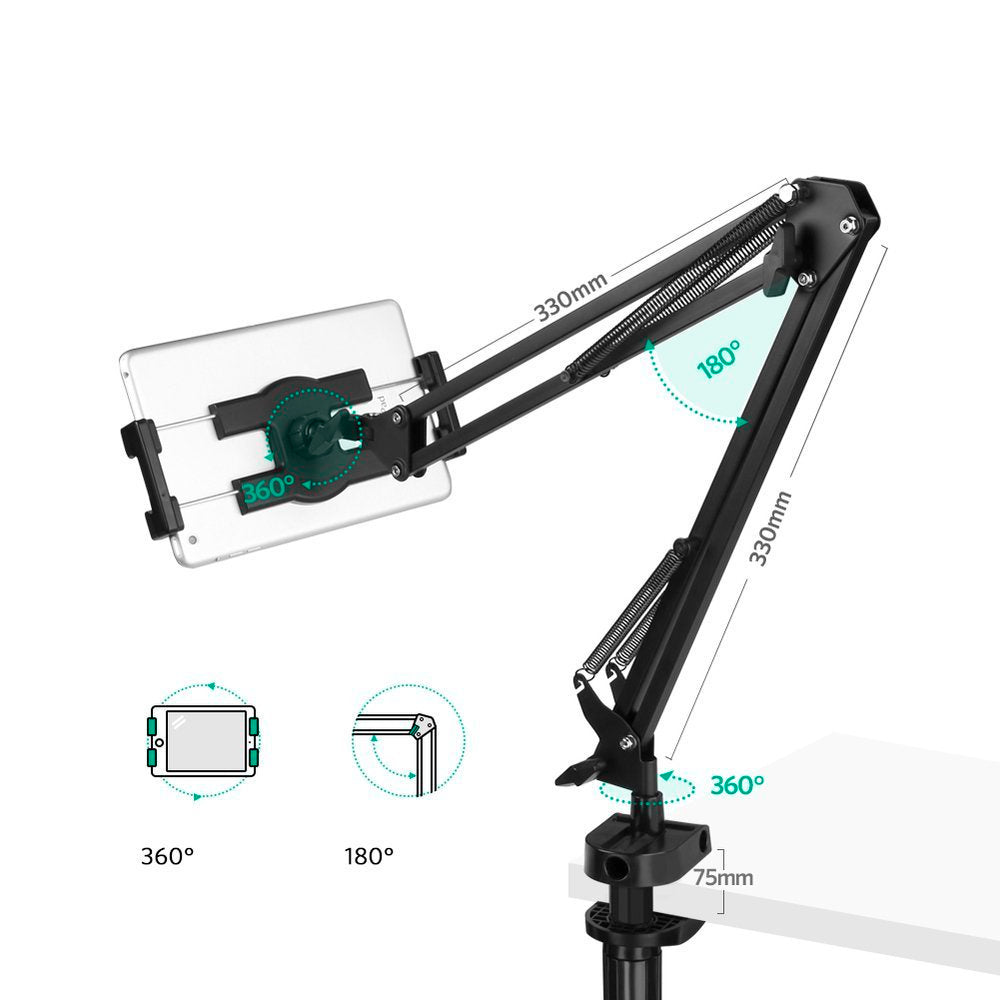 Stojan na stôl UGREEN pre telefón / tablet, univerzálny, čierny