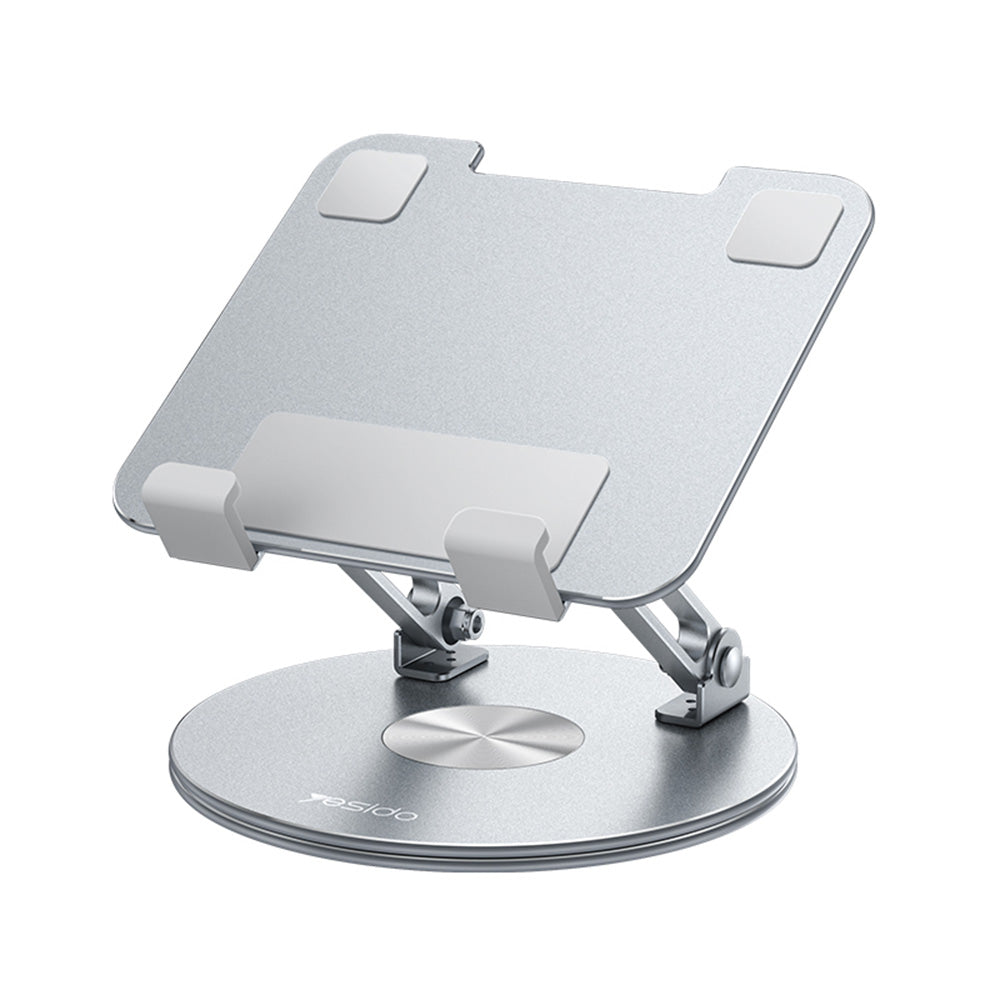 Stojan na stôl Yesido C293 pre telefón / tablet, 4.5inch - 13inch, strieborný