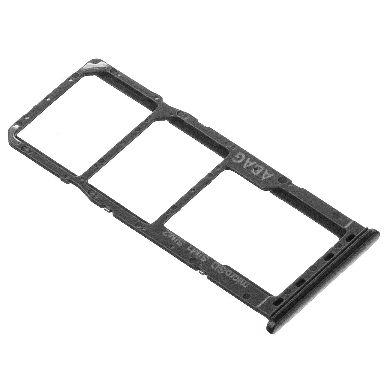 Držiak SIM karty - Samsung Galaxy A21s A217 SIM karta, čierna, servisný balíček GH98-45392A