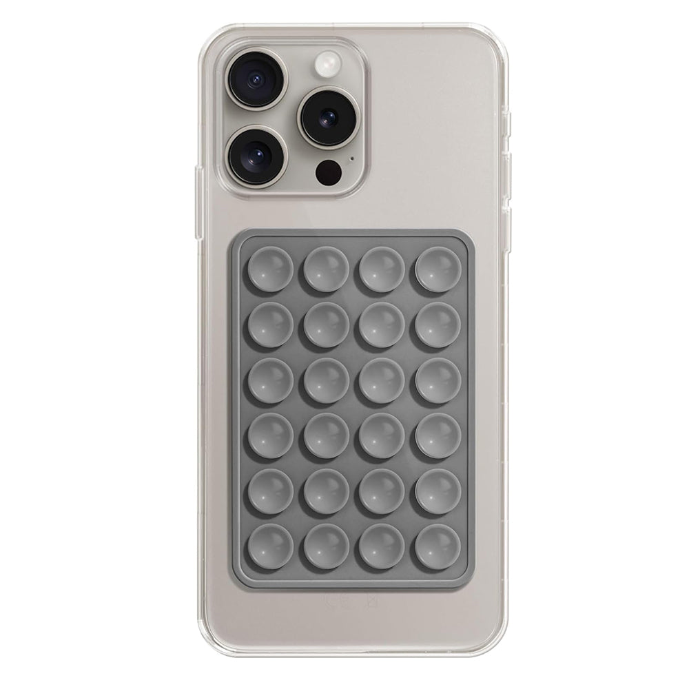 Podpora s prísavkami Techsuit ST-PAD, Sivá