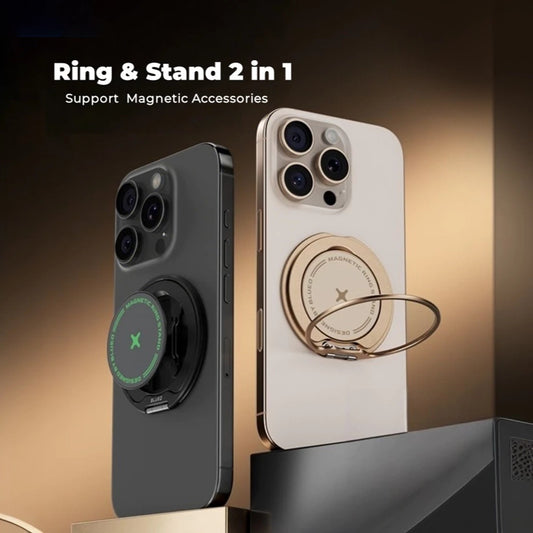 Podpora prsteňa Blueo Slim, Čierna