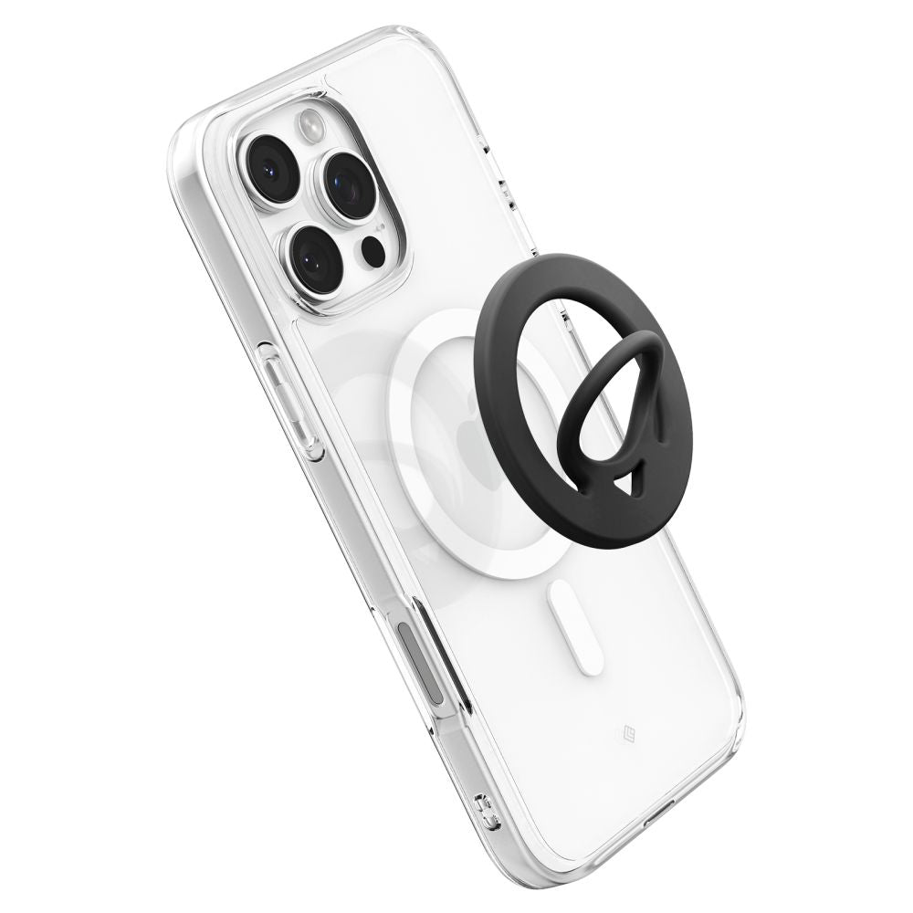 Spigen Dual Pop univerzálny čierny prsteň AMP08886