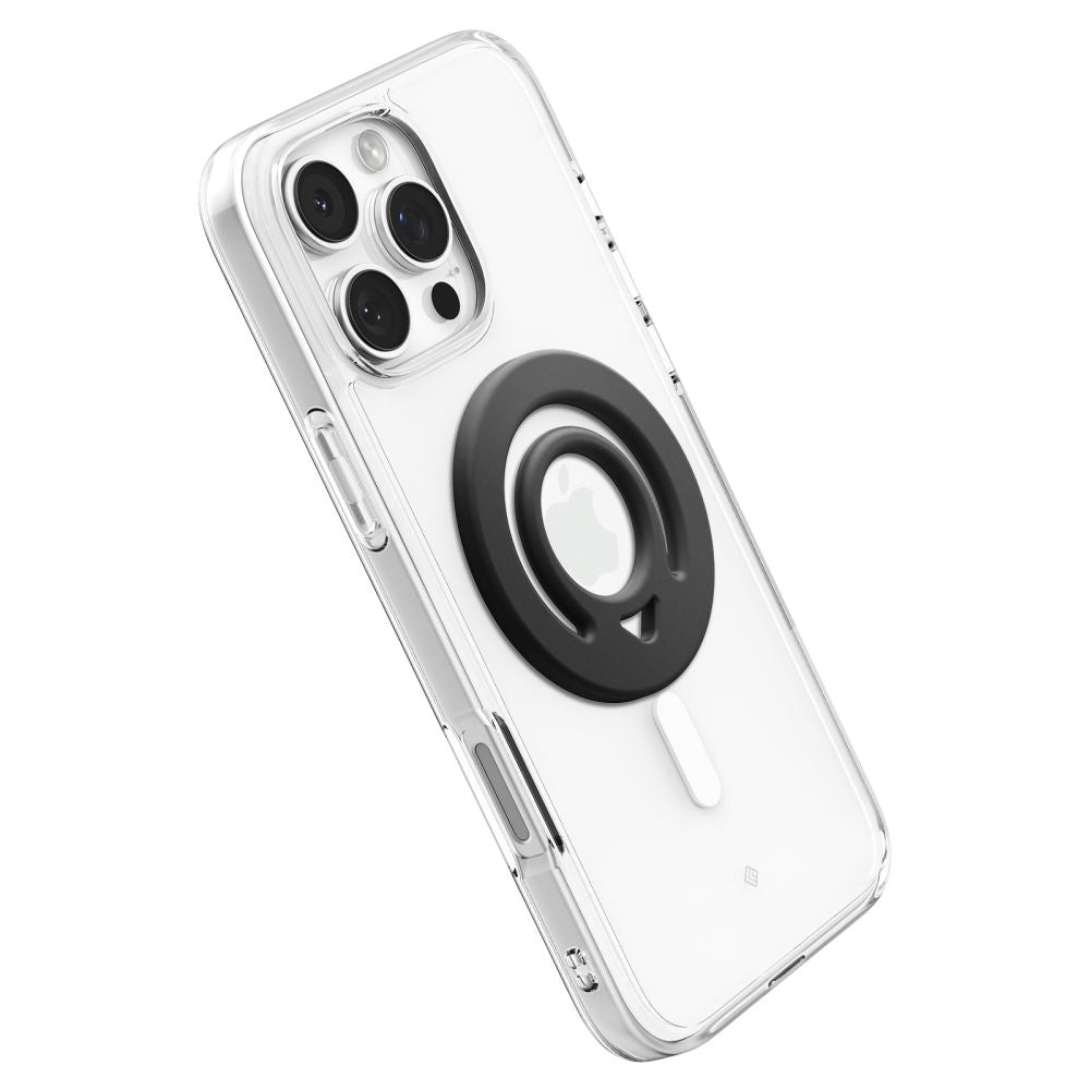 Spigen Dual Pop univerzálny čierny prsteň AMP08886