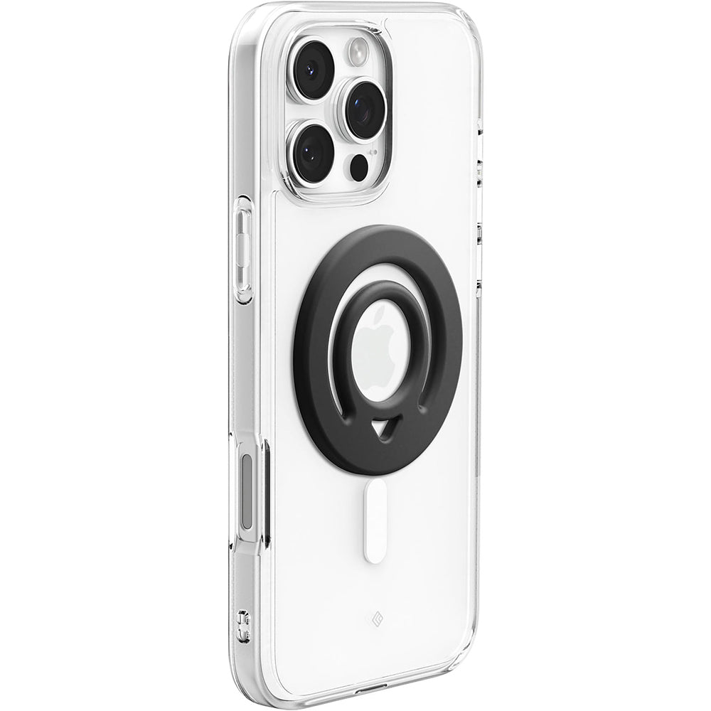 Spigen Dual Pop univerzálny čierny prsteň AMP08886