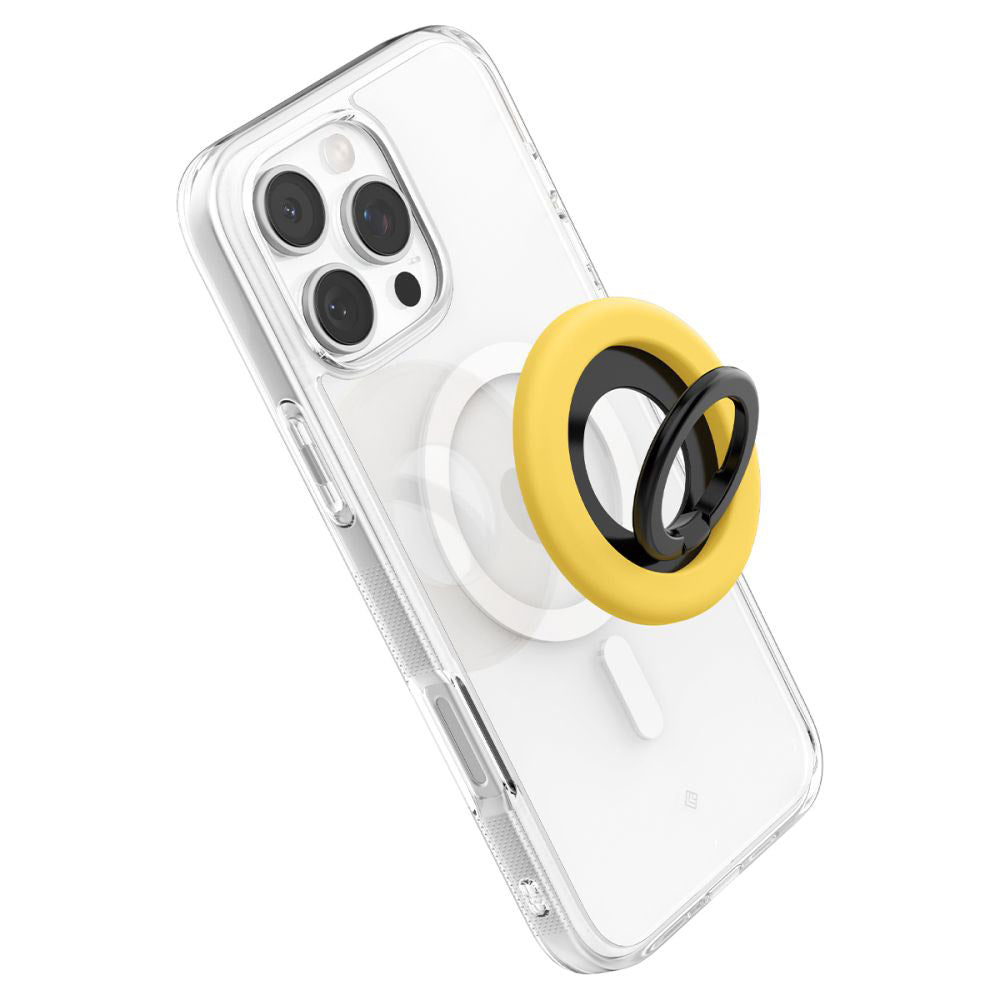 Podpora prsteňa Spigen Nano Pop, Univerzálna, Žltá