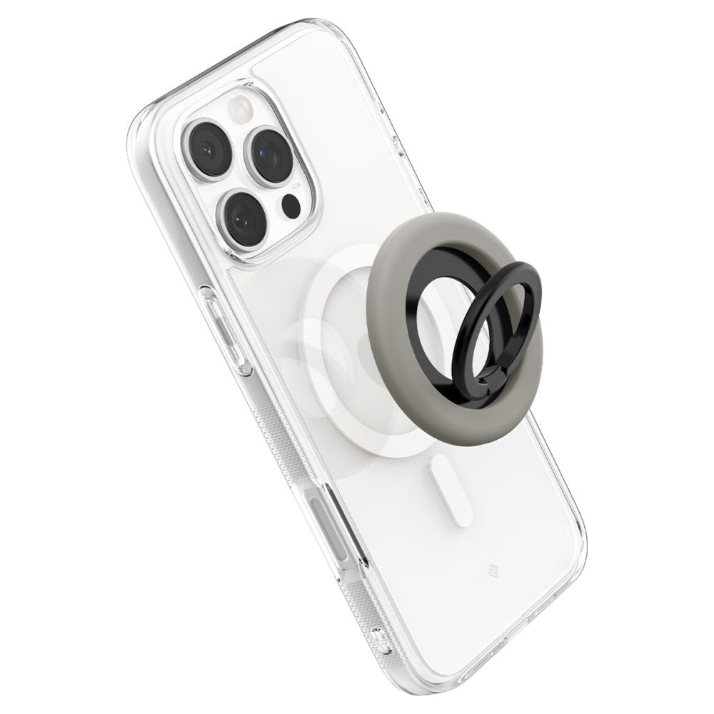 Podpora prsteňa Spigen Nano Pop, Univerzálna, Sivá