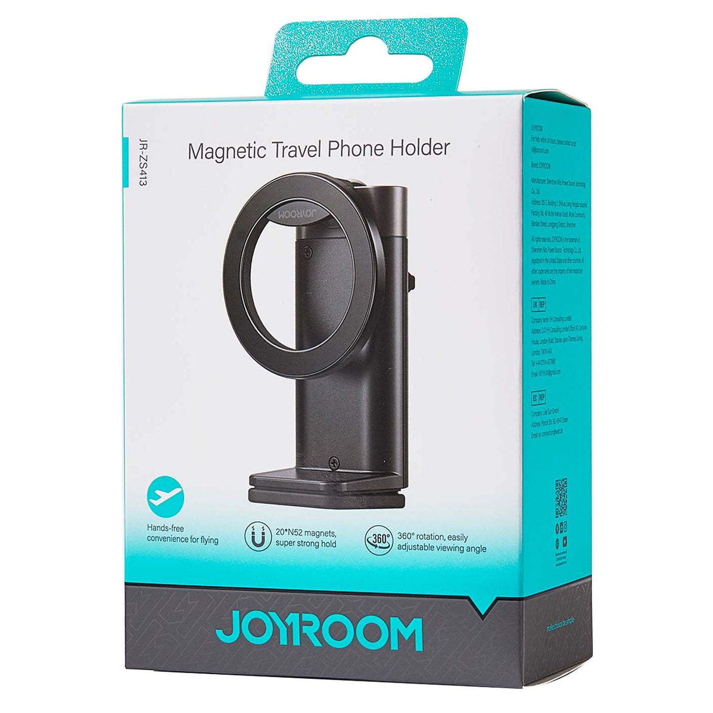 Magnetický držiak Joyroom JR-ZS413, 4.7inch - 7inch, čierny
