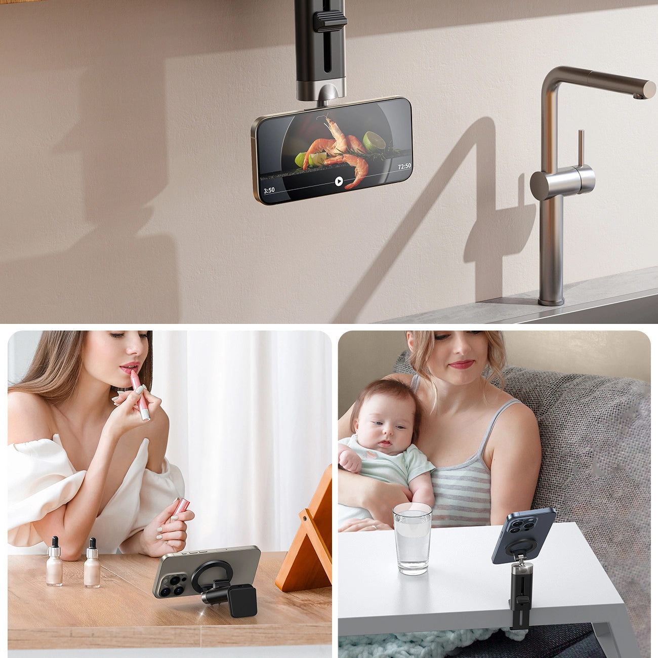 Joyroom JR-ZS413 Magnetic Holder, 4.7inch - 7inch, Black