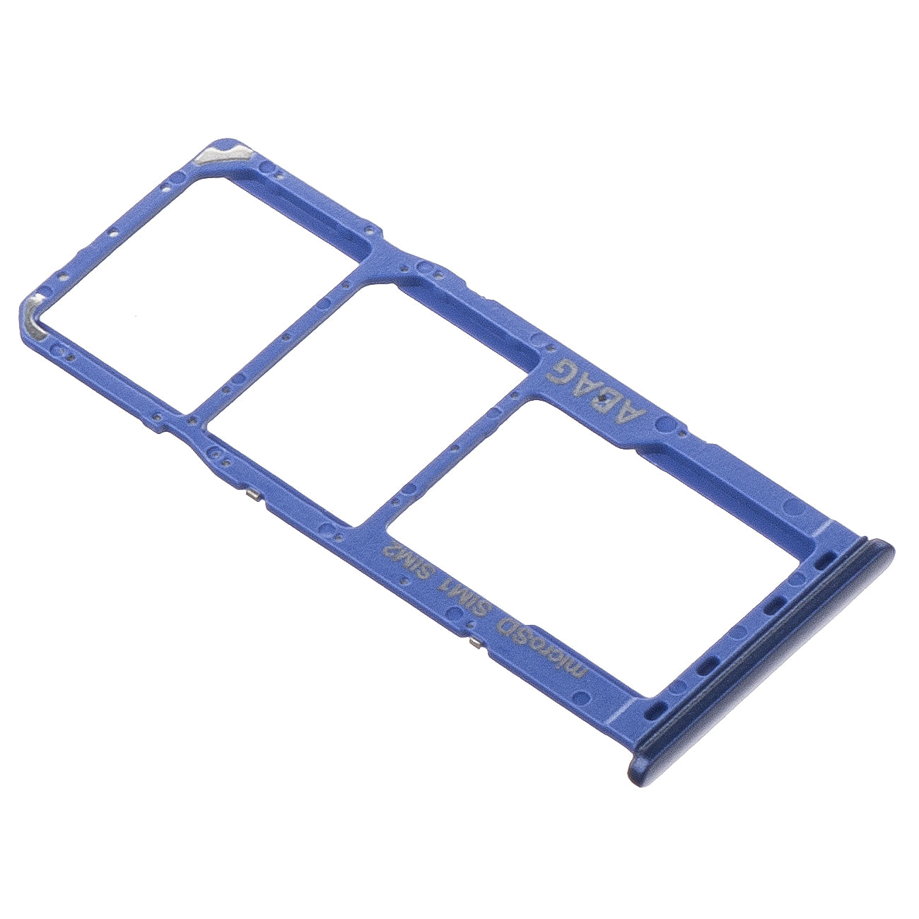 Držiak SIM karty - Samsung Galaxy A21s A217 SIM karta, modrý, servisný balíček GH98-45392C