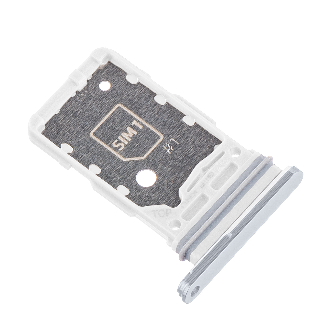 Držiak SIM Samsung Galaxy S21 Ultra 5G G998, Strieborný (Phantom Silver)