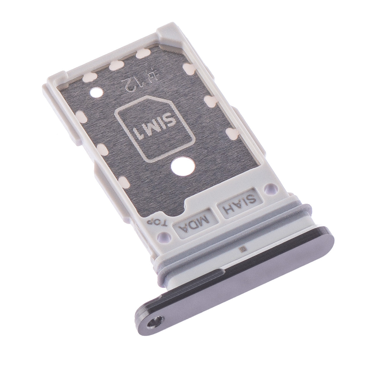 Držiak SIM karty Samsung Galaxy S23 Ultra S918, Dual SIM, čierny (Phantom Black)