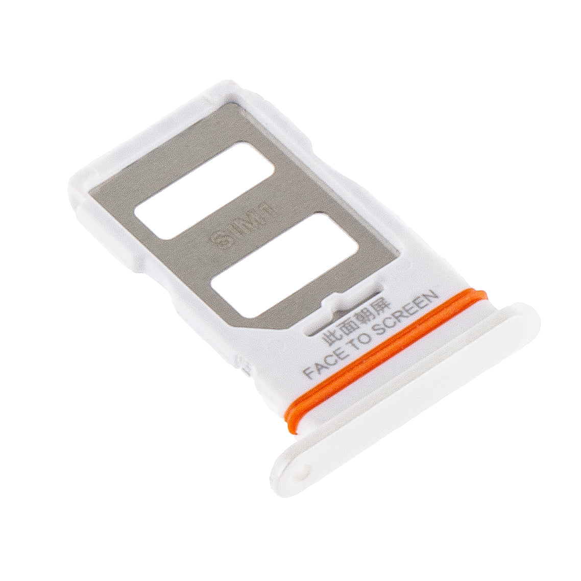 Držiak SIM Xiaomi Redmi Note 12 Pro 5G, biely (Polar White)