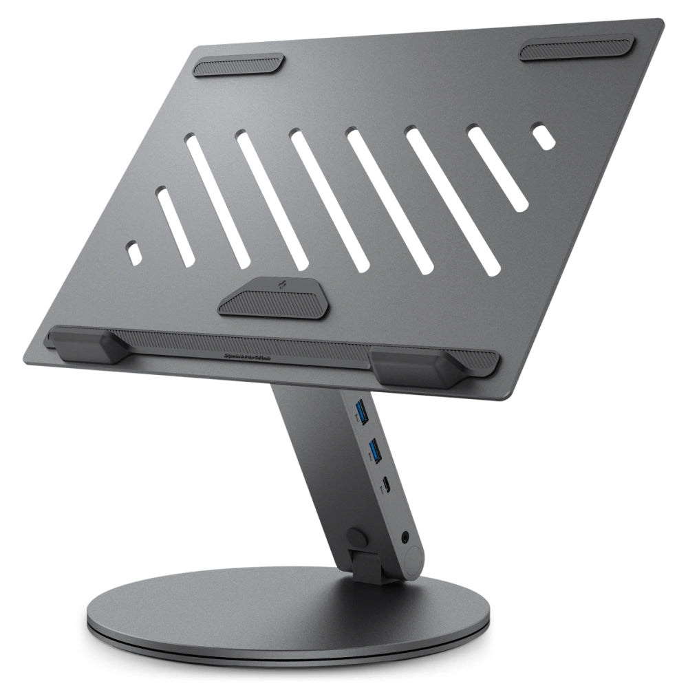 Podstavec s Hubom Spigen LD204H pre Laptop max. 15.6inch, Sivý AMP08885