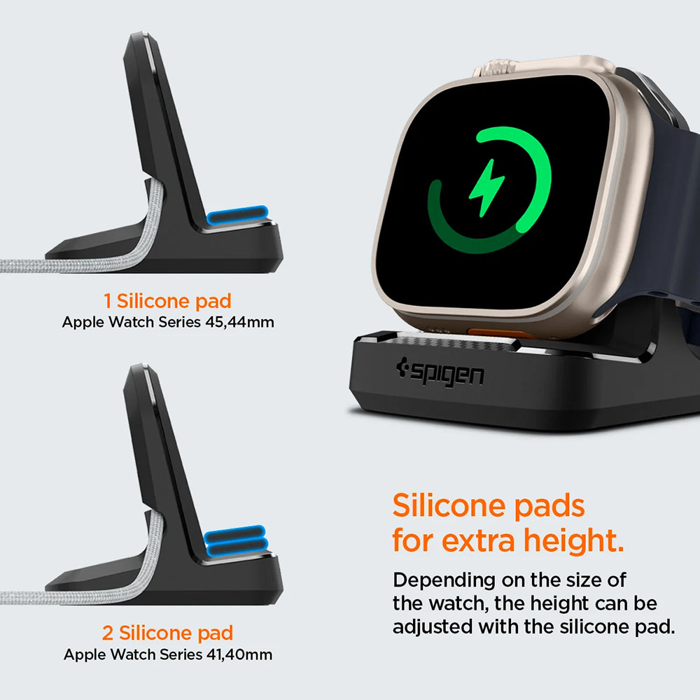 Držiak Spigen Rugged Armor pre Apple Watch Series, čierny AMP05764