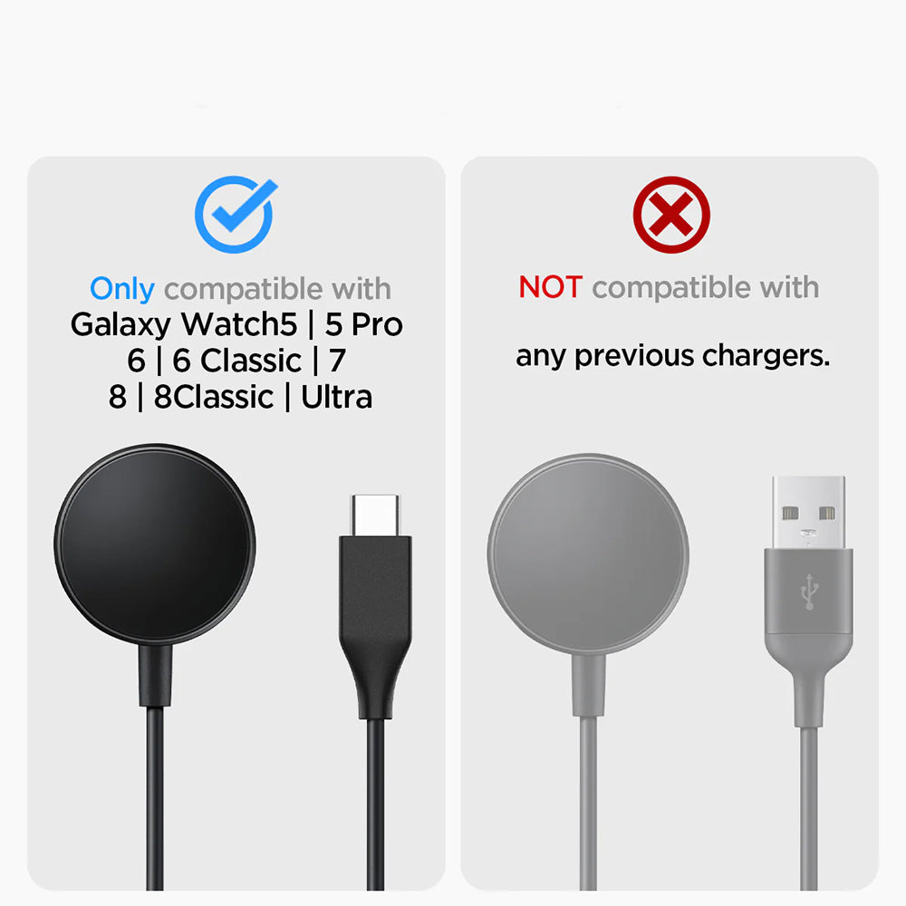 Držiak Spigen S353 pre Samsung Galaxy Watch Series, čierny AMP05302