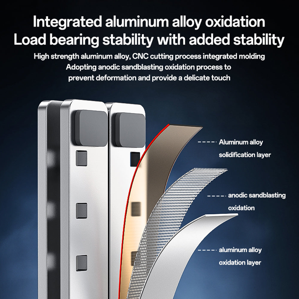 Podpora Yesido LP07 pre Laptop 13inch - 20inch, Strieborná