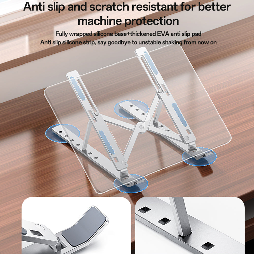 Podpora Yesido LP07 pre Laptop 13inch - 20inch, Strieborná