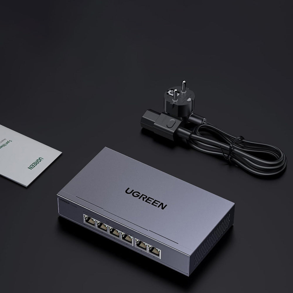 Sieťový prepínač UGREEN CM741 (35371EU), sivý