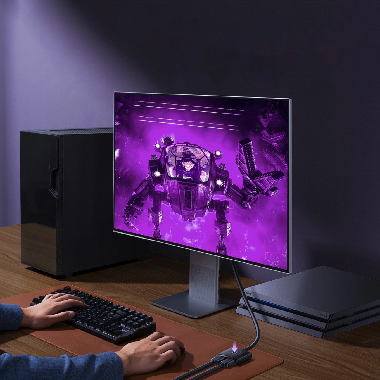 Switch Video Baseus AirJoy Cluster Bidirectional, Čierny B01331105111-01