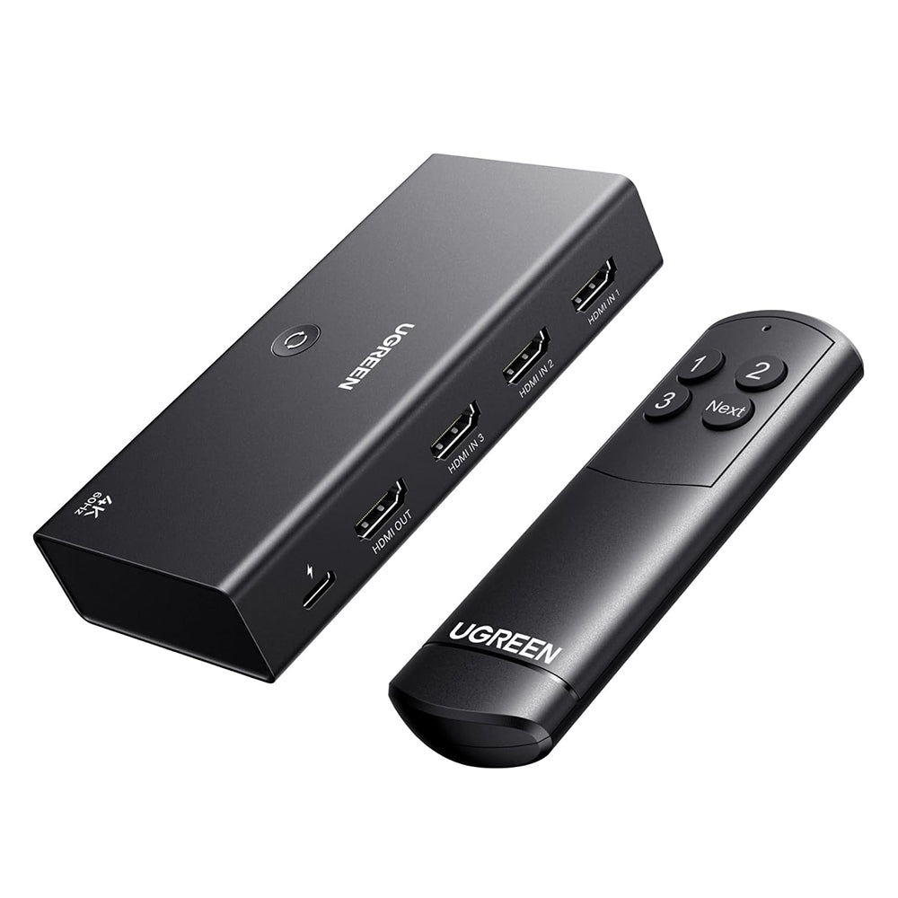 Switch Video HDMI UGREEN AW504 (55857), Čierny