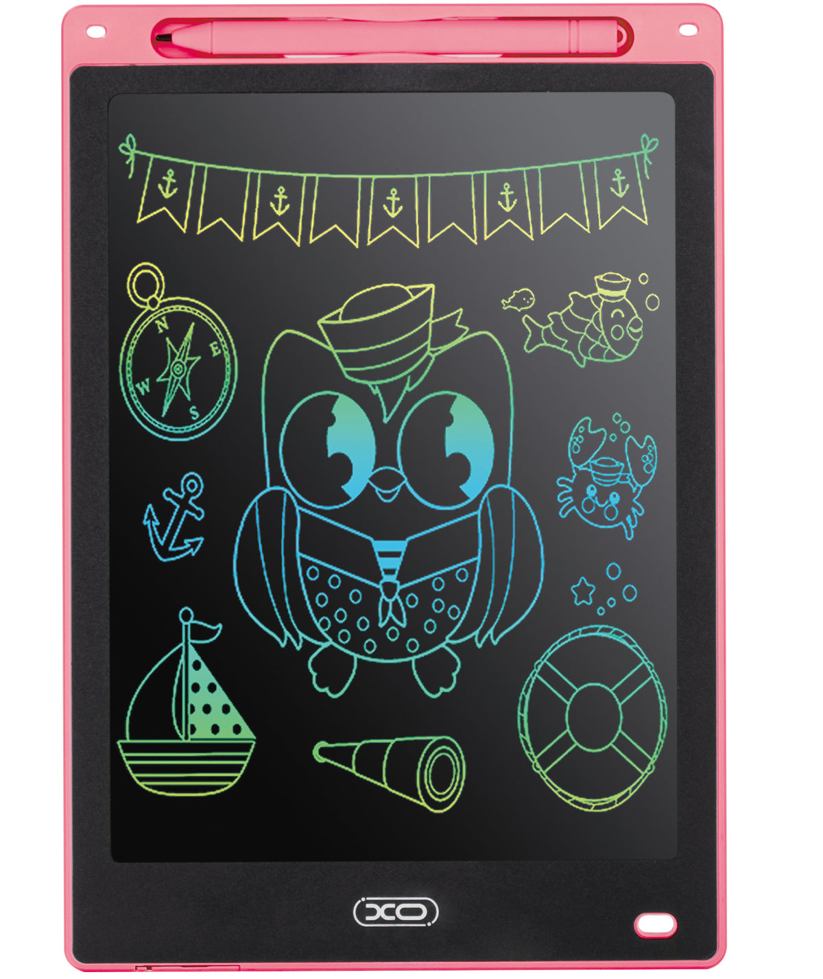XO Design V01 Kresliaci/písací tablet, 10 palcov, ružový