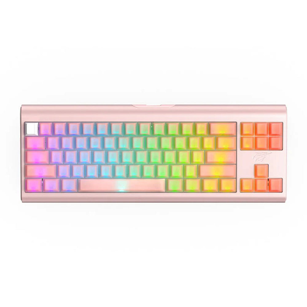 Herná klávesnica Wired USB HAVIT KB896L, RGB, 1.2m, Ružová