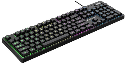 Herná klávesnica s káblom USB WZK WKG-200, RGB, 1,5 m, čierna