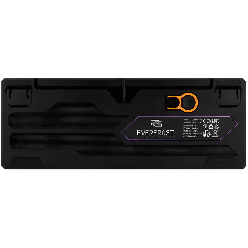 Herná klávesnica Wired USB Proove Everfrost, RGB, 1.8m, Čierna CKEVEN00000401