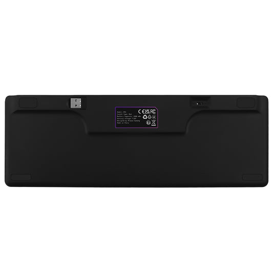 Bezdrôtová herná klávesnica Proove AFK, RGB, BT / Wi-Fi / káblové pripojenie, 1,5 m, čierna WKAFKEN22001