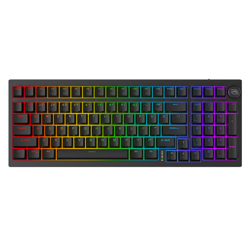 Klávesnica Gaming Wireless Proove Slicker, RGB, BT / Wi-Fi / Wired, 1.8m, Čierna WKSLEN00022401