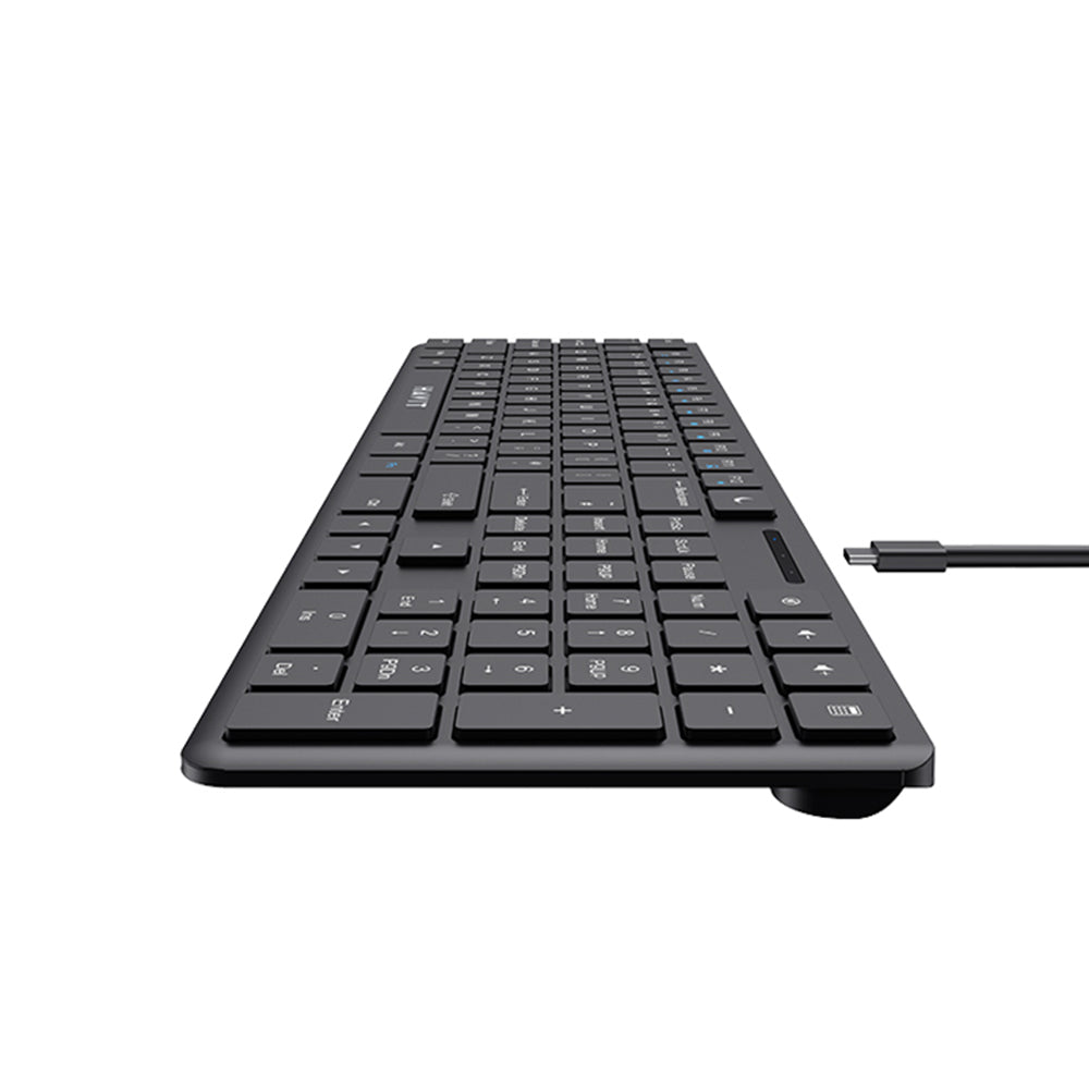 Klávesnica Wired USB HAVIT KB252, USB-C, 1.5m, Čierna
