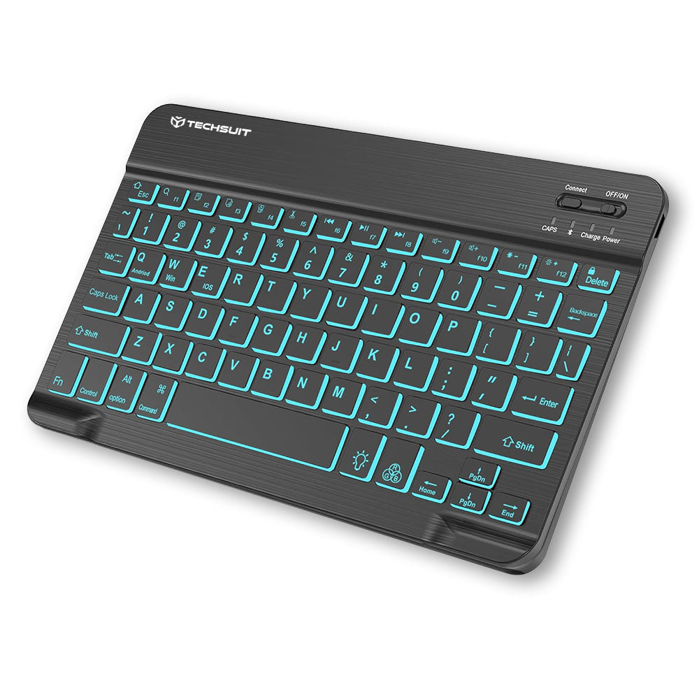 Bezdrôtová klávesnica Techsuit WK1, RGB, Čierna