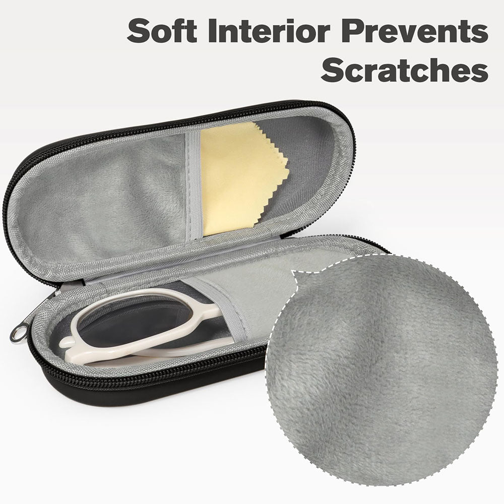 Puzdro na okuliare Techsuit ETJ3, 165mm x 65mm x 40mm, fialové