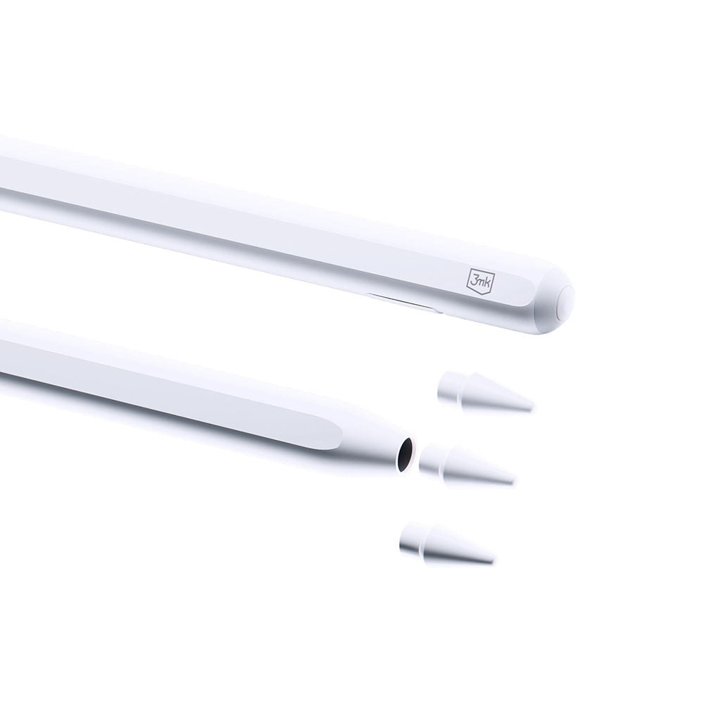 Touch Pen 3MK Wonder pre Apple iPad, Aktívna Verzia, Biela