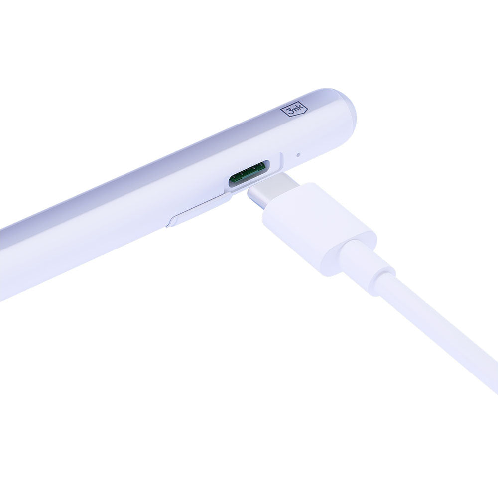 Touch Pen 3MK Wonder pre Apple iPad, Aktívna Verzia, Biela