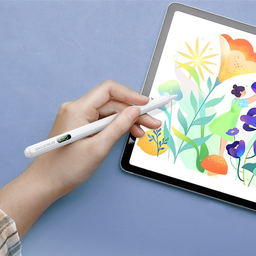 Touch Pen Borofone BG101 pre Apple iPad Series, Aktívna verzia, Biela