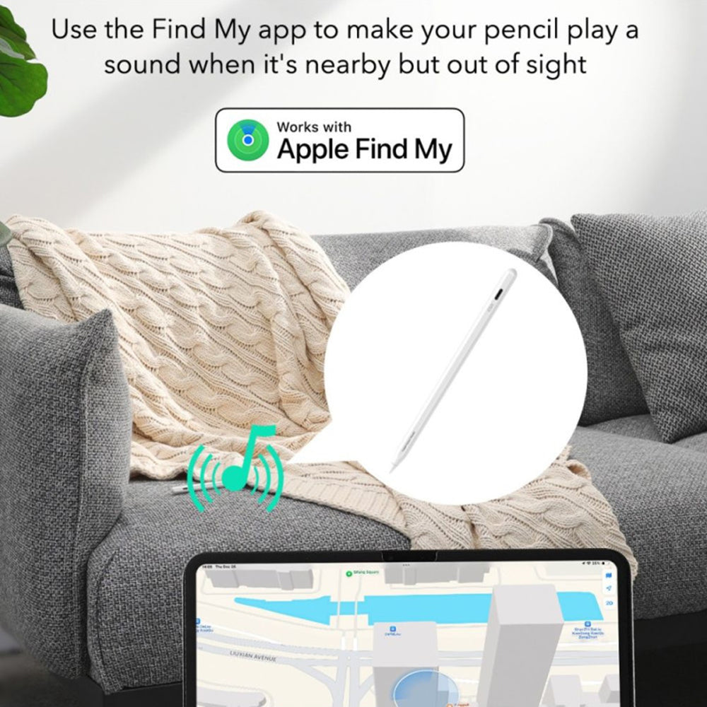 Touch Pen ESR Geo pre Apple iPad, Aktívna verzia, Biela