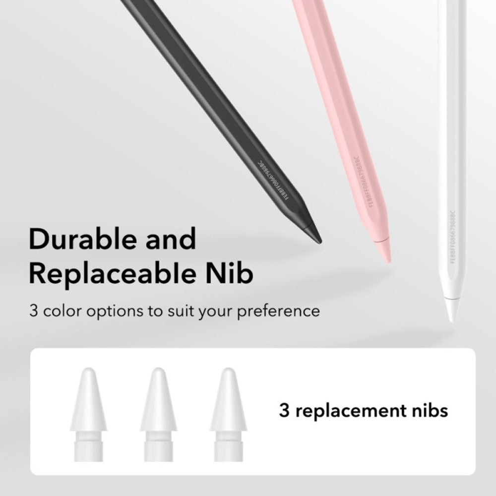 Touch Pen ESR Geo pre Apple iPad, Aktívna verzia, Biela