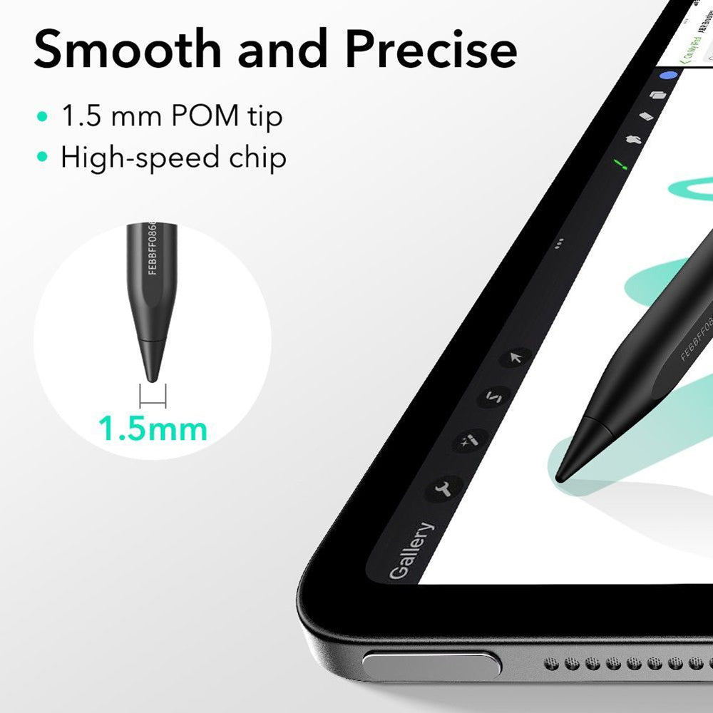 Touch Pen ESR Geo pre Apple iPad, Aktívna verzia, Čierna