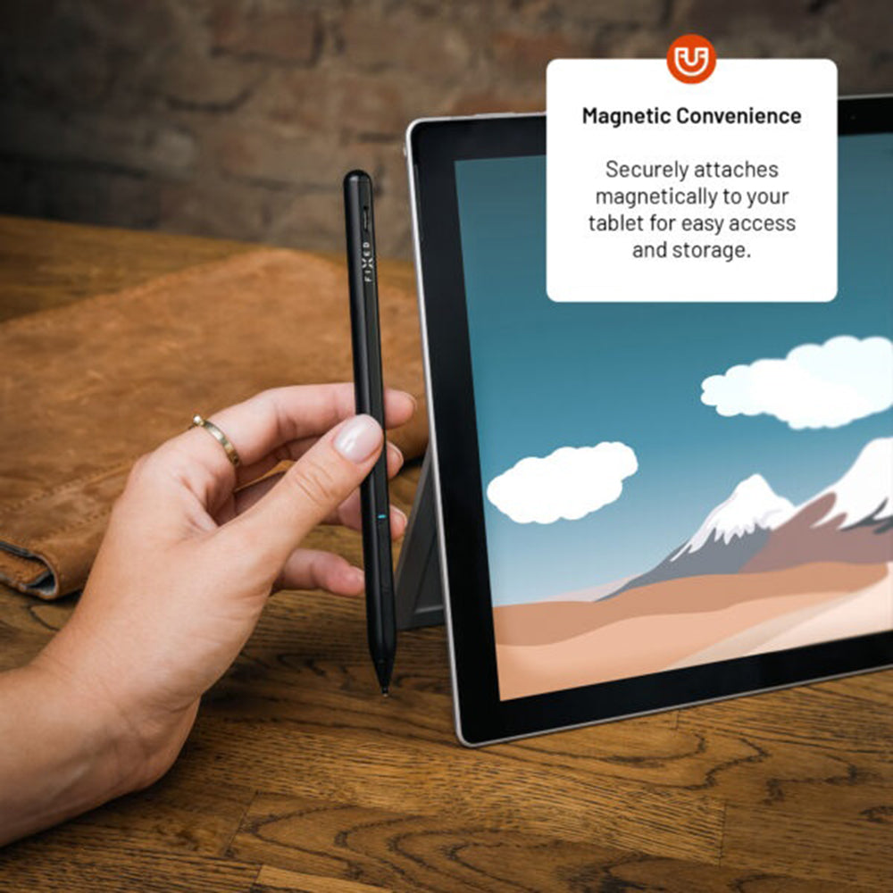 Touch Pen Fixed Graphite Active pre zariadenia s podporou MPP, Čierny