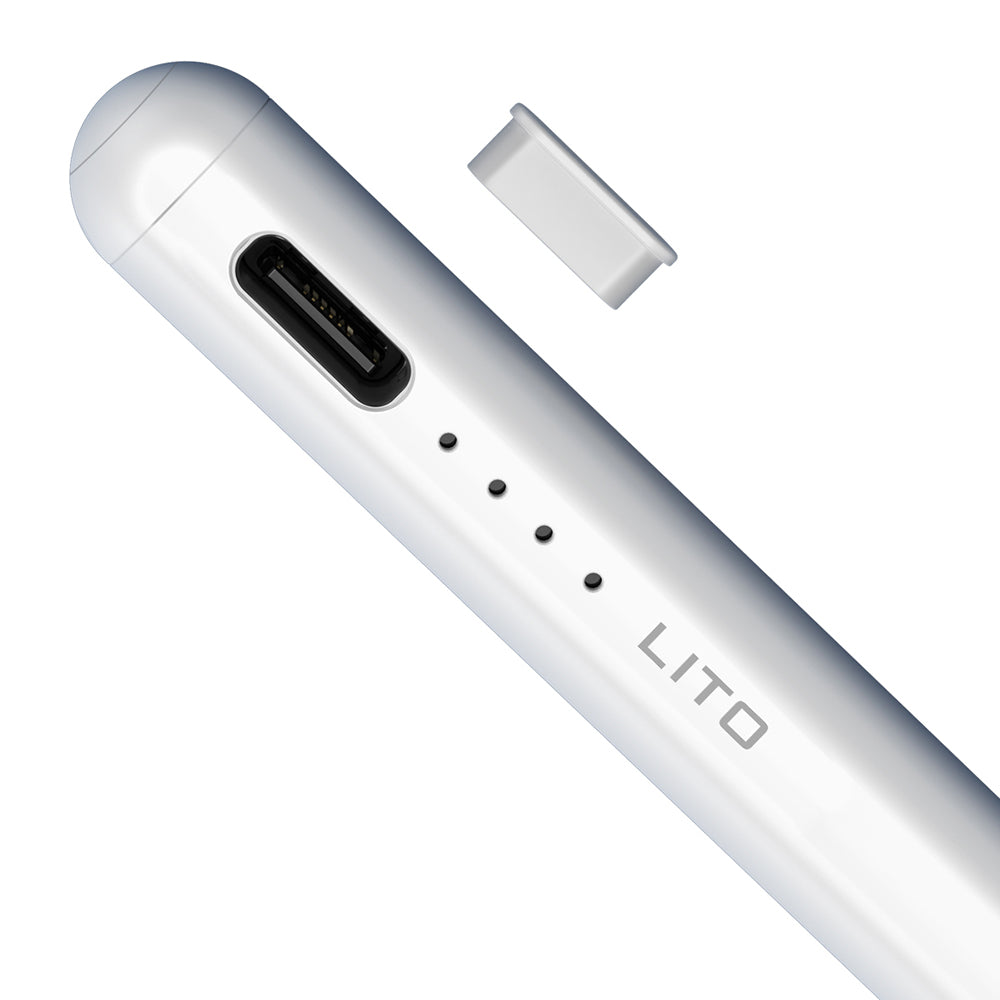 Touch Pen Lito K1 pre Apple iPad, Aktívna verzia, Biela