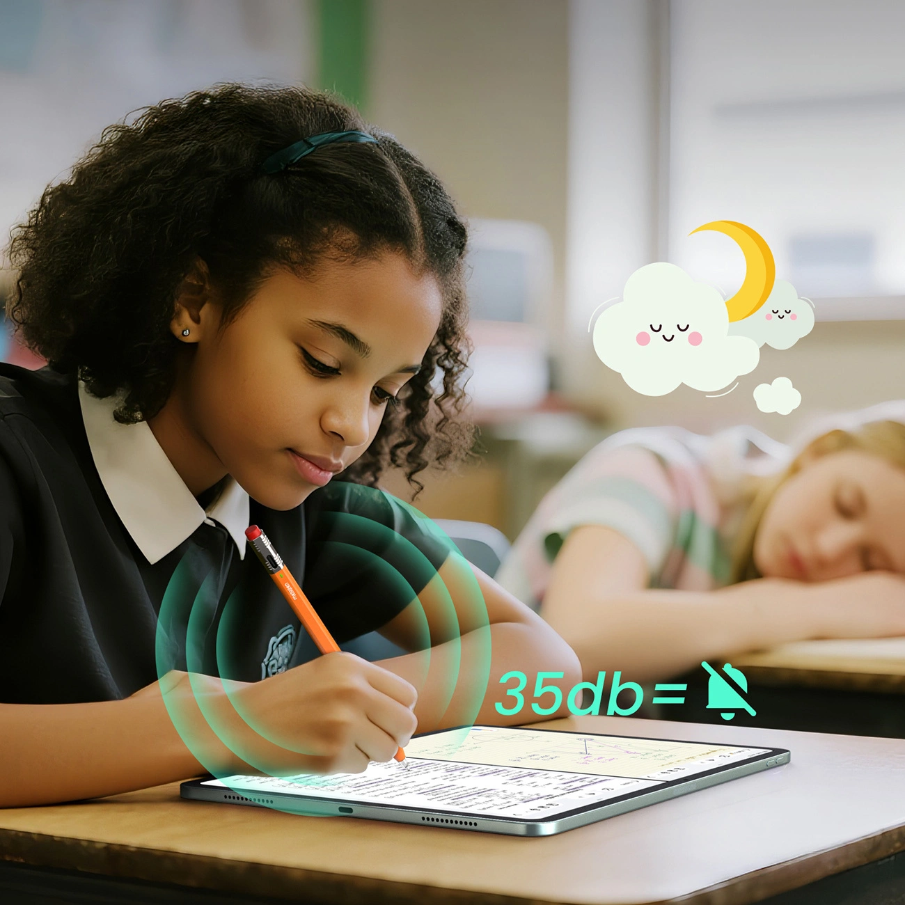 Dotykové pero Metapen Air8 Pro X pre Apple iPad, Aktívna verzia, Oranžová ME-APP172