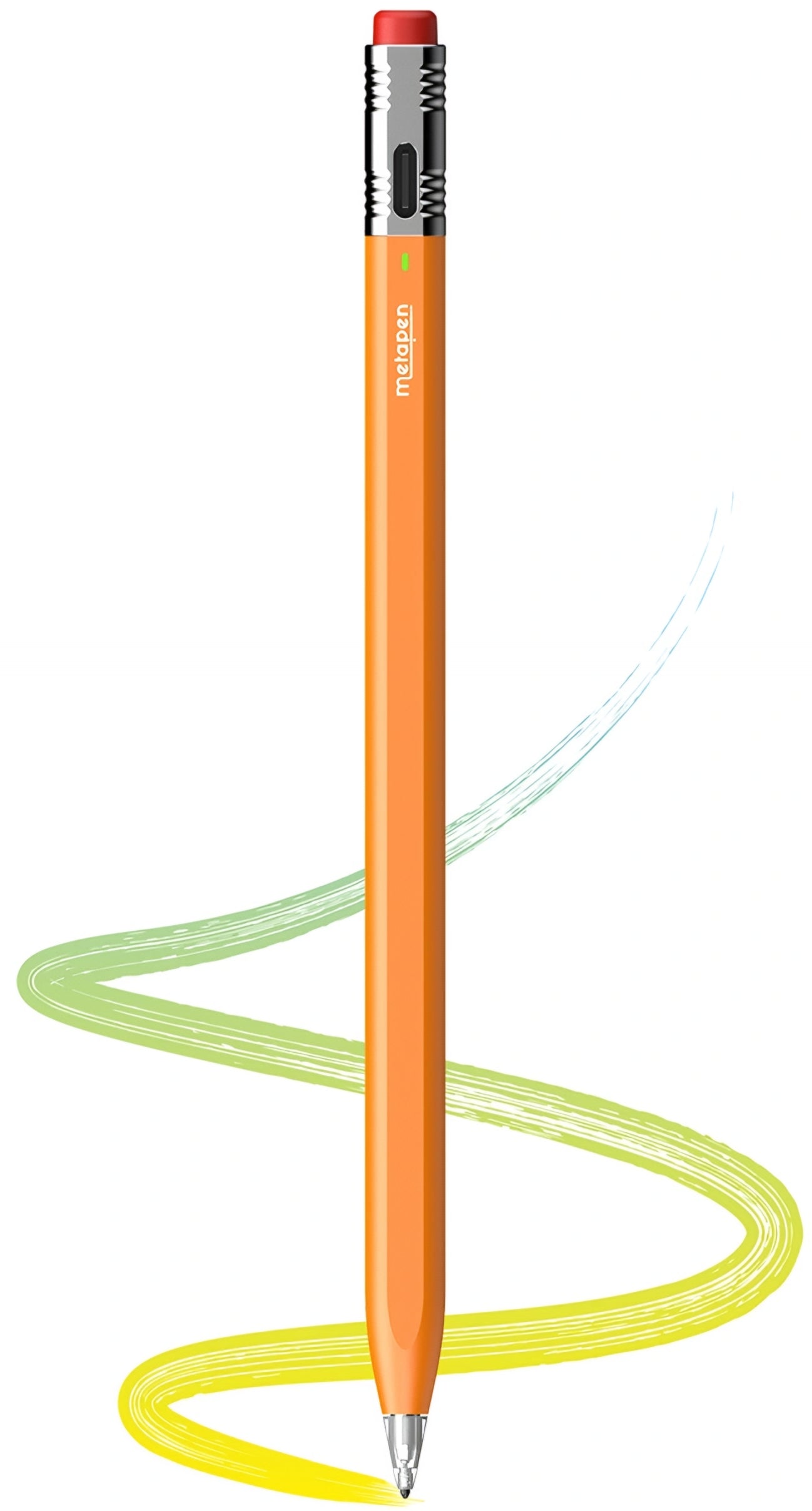 Dotykové pero Metapen Air8 Pro X pre Apple iPad, Aktívna verzia, Oranžová ME-APP172