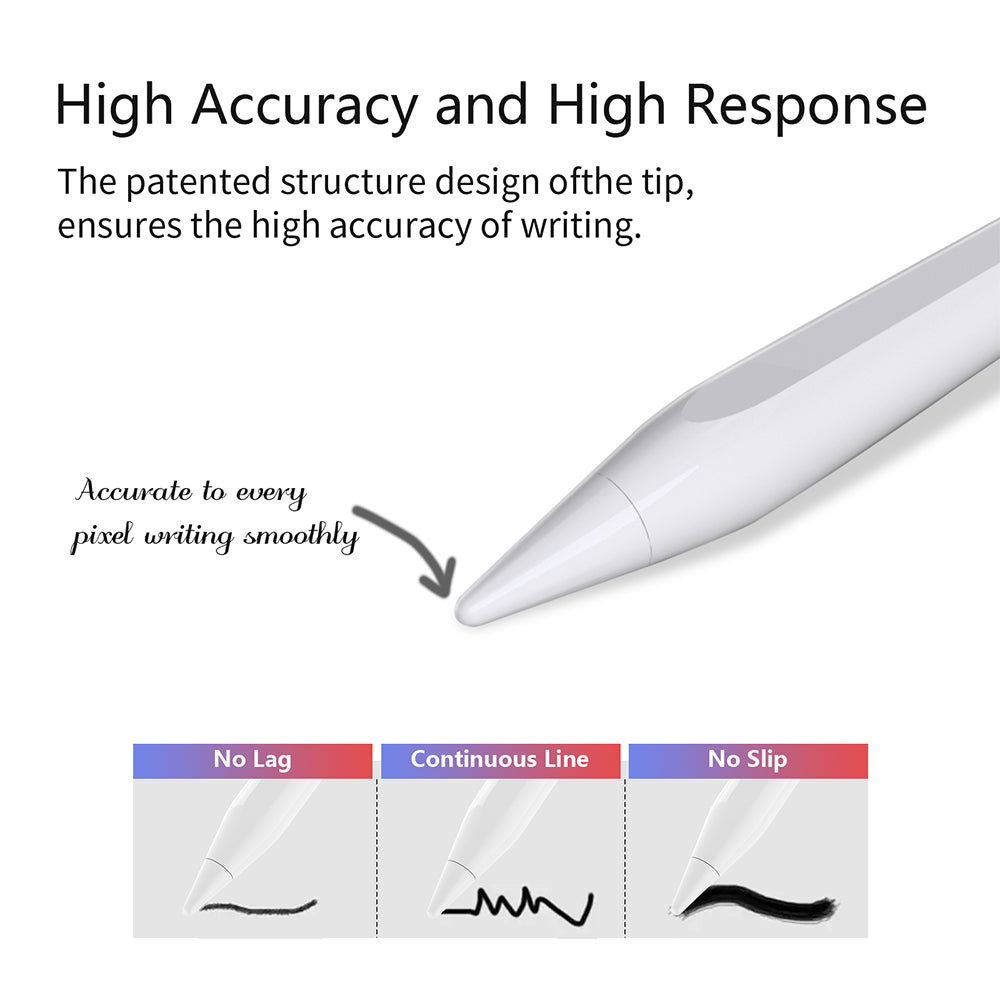 Touch Pen Techsuit AC10-CP pre Apple iPad, Aktívna verzia, Biela