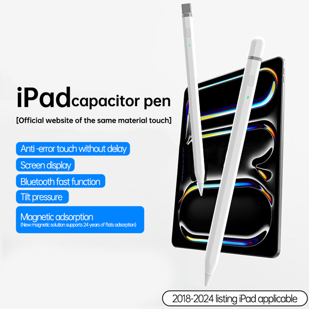 Touch Pen Techsuit AP01 Pro pre Apple iPad, Aktívna verzia, Biela