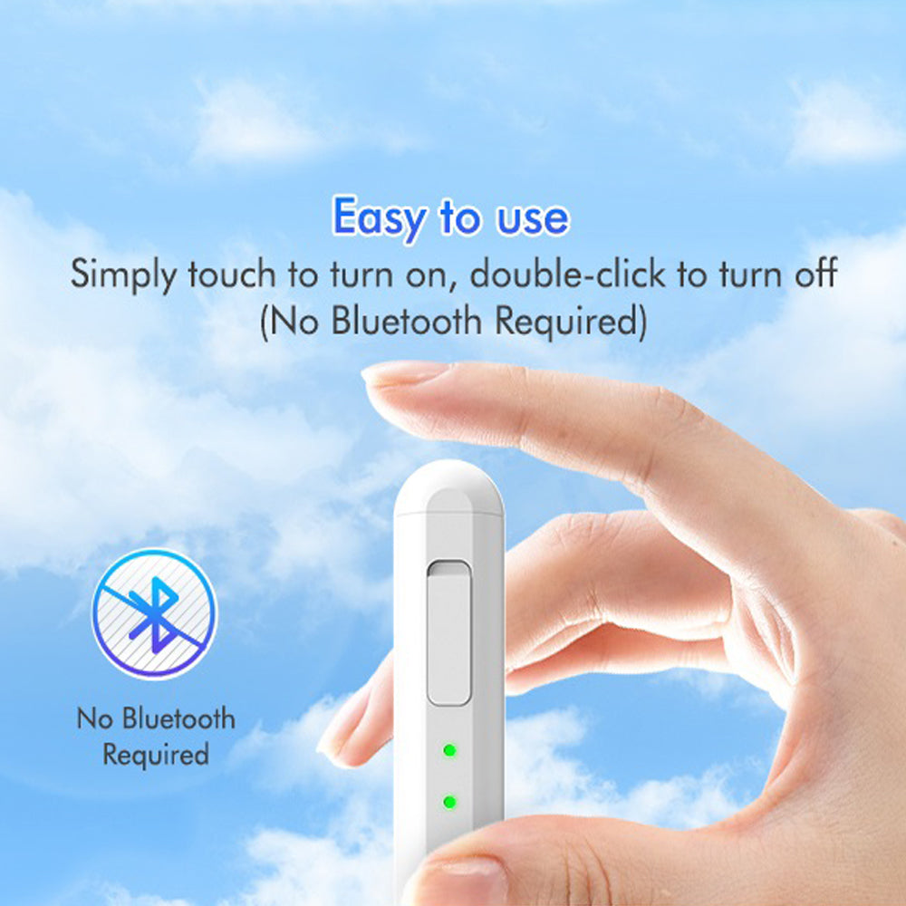 Touch Pen Techsuit AX10-T pre Apple iPad, Aktívna verzia, Biela