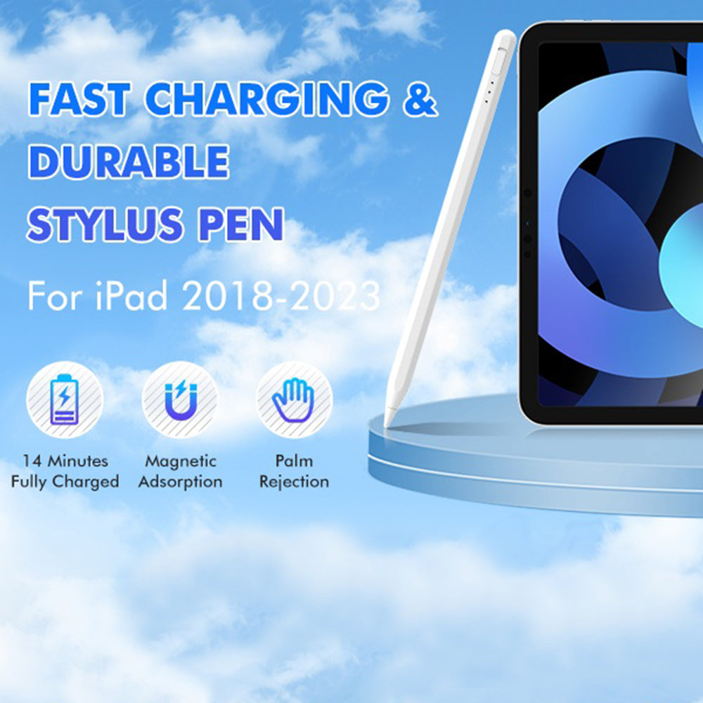Touch Pen Techsuit AX10-T pre Apple iPad, Aktívna verzia, Biela