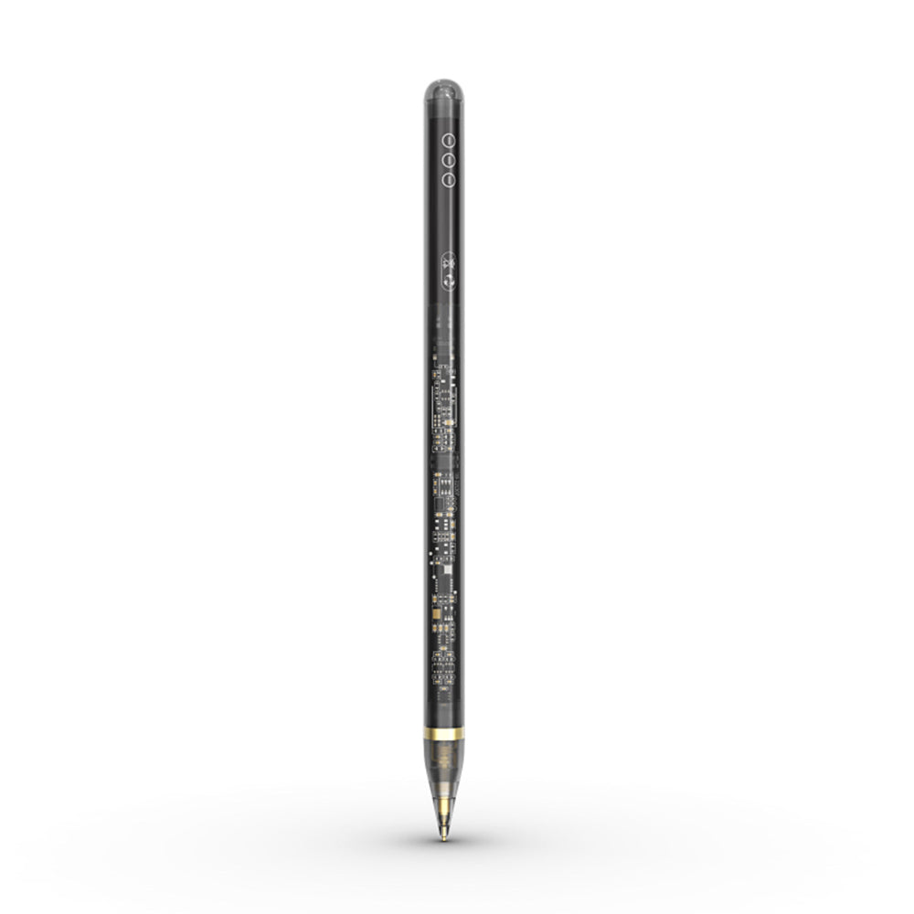 Touch Pen Techsuit C10 Pro pre Apple iPad, Aktívna Verzia, Transparentná Čierna